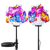 Waterproof Solar Butterfly Lights LED Stake Lights Garden Decor, 2Pcs - millionsource