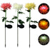 Solar Chrysanthemum Flowers Lights Garden Stake Lights Decor - millionsource