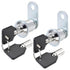 2/4pcs Keyed Alike Tubular Cam Lock Cabinet Toolbox - millionsource