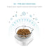 Single/Double Pet Bowls w/Raised Stand 15° Tilted Cat Feeder - millionsource