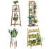 Wood Flower Plant Stand Bonsai Display Shelf Decor - millionsource