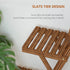 Wood Plant Stand Carbonized Triangle Corner Plant Rack - millionsource