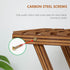 Wood Plant Stand Carbonized Triangle Corner Plant Rack - millionsource