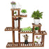 Wooden Multi Tier Plant Stand Flower Rack Shelf for Home Garden - millionsource