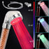 3 Color LED Filter Shower Handheld Shower Head w/ Hose Bracket - millionsource