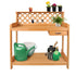 Potting Bench Table Garden Work Placing Furniture with/ Shelf Sink Drawer - millionsource