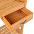 Potting Bench Table Garden Work Placing Furniture with/ Shelf Sink Drawer - millionsource