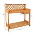 Potting Bench Table Garden Work Placing Furniture with/ Shelf Sink Drawer - millionsource