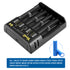 Smart Battery Charger for 18650 Li-Ion NiMH Ni-CD Batteries - millionsource