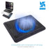 Dual USB Cooling Pad LED Light Slim Quiet Cooler Stand - millionsource