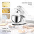 5-Speed Electric Food Stand Mixer with Dough Hook & Whisk - millionsource