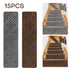 15pack Embossed Carpet Stair Treads Indoor Safety Rug - millionsource