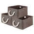 Large Foldable Storage Bins Boxes Cubes for Clothes Toys Books, 3 Pcs - millionsource