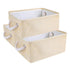 Large Foldable Storage Bins Boxes Cubes for Clothes Toys Books, 3 Pcs - millionsource