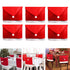 Christmas Ornaments Santa Hat Chair Cover Dining Table Decor - millionsource