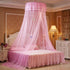 Bed Mosquito Netting Mesh Lace Canopy Dome Bedding Net - millionsource