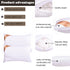 Luxury Super Soft Plush Fiber Bed Pillow Hotel Home Sleep Bedding - millionsource