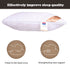 Luxury Super Soft Plush Fiber Bed Pillow Hotel Home Sleep Bedding - millionsource