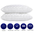 Luxury Super Soft Plush Fiber Bed Pillow Hotel Home Sleep Bedding - millionsource