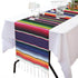 Mexican Table Runners Striped Serape Tablecloth - millionsource