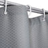 Heavy Duty Fabric Shower Curtain Set Honeycomb Weighted Hem - millionsource