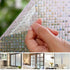 3D Privacy Glass Window Film Frosted  Self-Adhesive Anti UV Sticker - millionsource