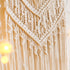 Cotton Macrame Tapestry Hand Woven Hanging Window Door Curtain - millionsource