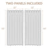 Outdoor Curtains Grommet Patio Blackout Thermal Insulated Panels - millionsource