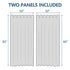 Outdoor Curtains Grommet Patio Blackout Thermal Insulated Panels - millionsource