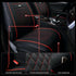 Luxury Leather Car Seat Covers Cushion Front Rear Full Set - millionsource