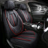 Leather Car Seat Covers 5 Seats Full Set Protector Stereo Style - millionsource