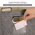 Fabric Storage Bin Cotton Linen Basket Foldable Washable, 2PCS