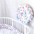 Breathable Cotton Crib Protector Baby Bed Cot Bumper Knot - millionsource