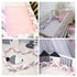 Breathable Cotton Crib Protector Baby Bed Cot Bumper Knot - millionsource