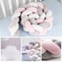 Breathable Cotton Crib Protector Baby Bed Cot Bumper Knot - millionsource