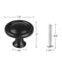 Cabinet Handle Solid Door Knob Kitchen Cupboard Drawer Pulls - millionsource