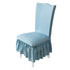 Jacquard Stretch Chair Cover Dining Room Ruffled Slipcover - millionsource