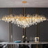 Luxury Crystal LED Chandelier Ceiling Indoor Lighting Decor