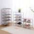 Metal Shoe Rack Organizer Shelf Stand Storage