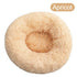 Donut Dog Bed Warm Soft Long Plush Pet Cushion - millionsource