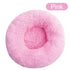 Donut Dog Bed Warm Soft Long Plush Pet Cushion - millionsource