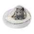 Dog Cat Bed Round Plush Cave House - millionsource