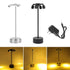 LED Rechargeable Bar Table Lamp Metal High Pole Spotlight - millionsource