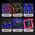 LED Wired USB Gaming Keyboard Mouse Combo Rainbow Backlit - millionsource