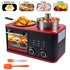 1200W 4 in 1 Breakfast Baking Oven Boil Steamer Household