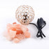 Himalayan Salt Crystal Basket Lamp w/ Dimmer Switch Bulb - millionsource