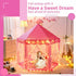 Girls Hexagon Princess Castle Play Tent Large Playhouse w/ Rug