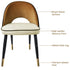 Luxury Modern Velvet Dining Chairs with Padded Cushion - millionsource