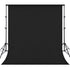 Solid Black Backdrop Portrait Background for Photography Studio